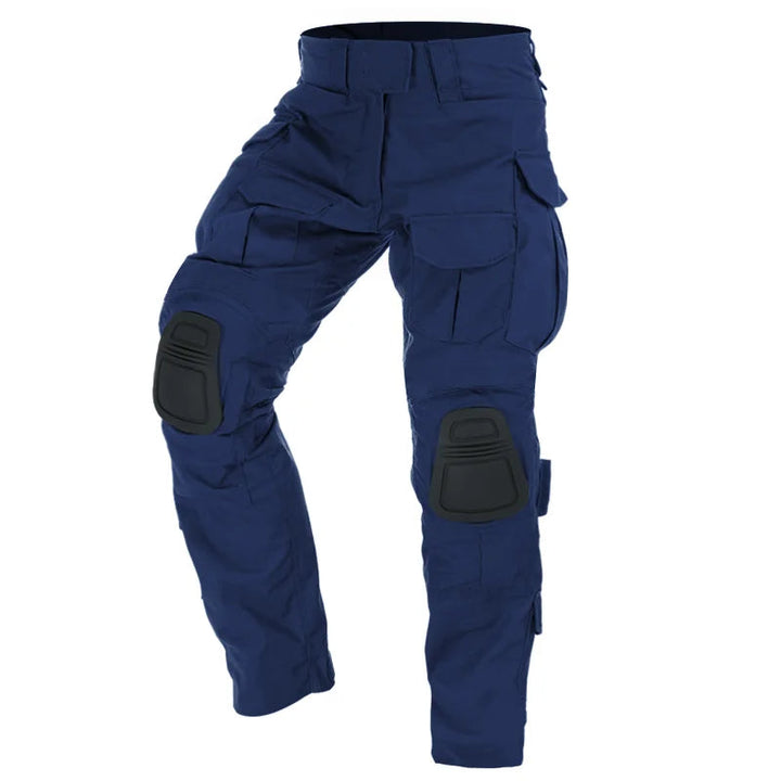 Men's Tactical Cargo Trousers with Integrated Knee Pads – Camouflage