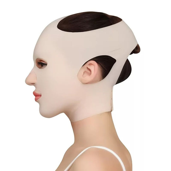 Overnight Compression Face Lift Mask – Reusable, Soft Ergonomic Fit for Mature Skin