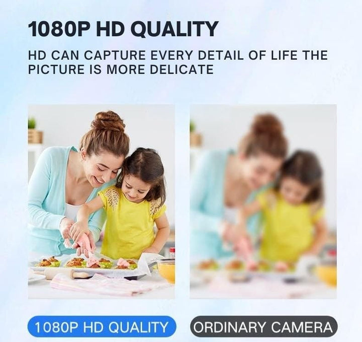 CompactGuard 1080P Wireless WiFi Security Camera – Weather-Resistant, App-Controlled Indoor & Outdoor Surveillance