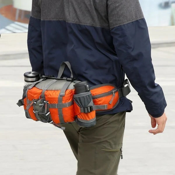 Ultralight Waterproof Outdoor Waist Pack with Bottle Holders