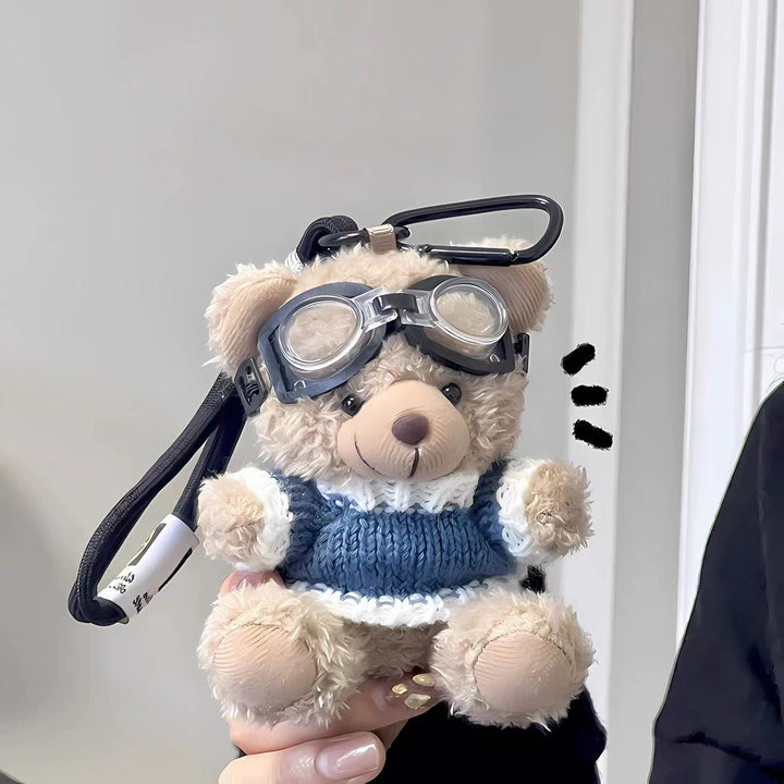 Maverick – Aviator Teddy Bear Plush Bag Charm