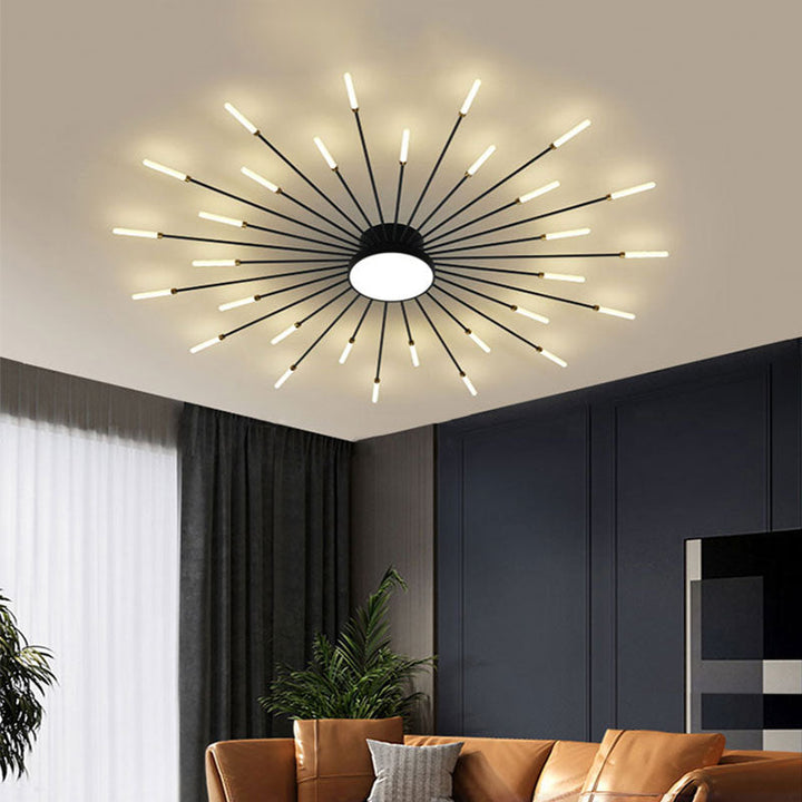 Wesley Modern Home Decoration Firework LED Ceiling Lamp