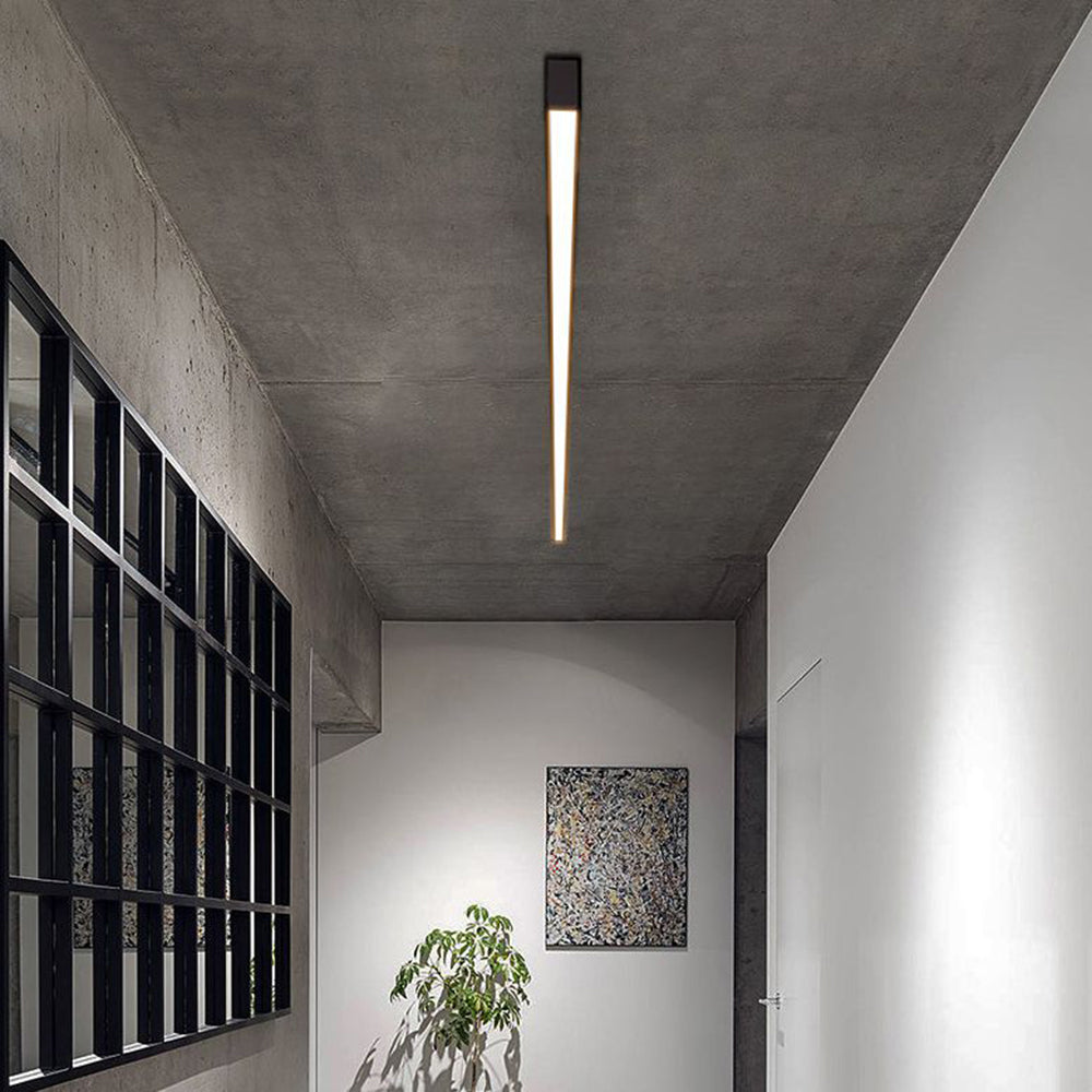 Solin Linear Black Ceiling Lamp/Wall Lamp
