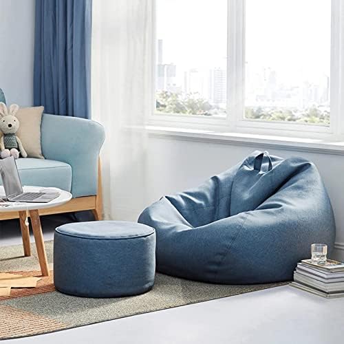 Linen Polyester Bean Bag Cover – Ergonomic Seating Solution