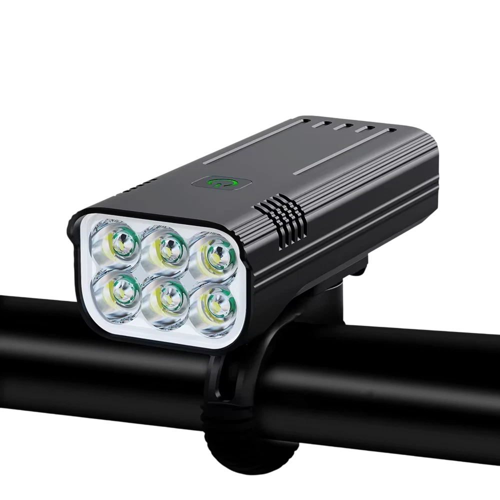 High-Power LED Bike Light with Power Bank - 300M Beam, 10-Hour Battery