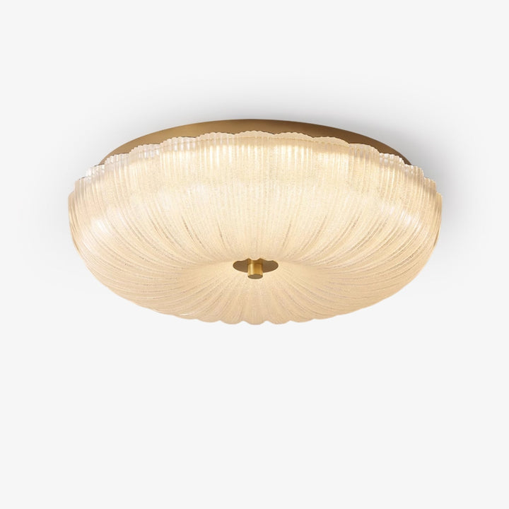 Halo Ceiling Lamp Ripple Glass