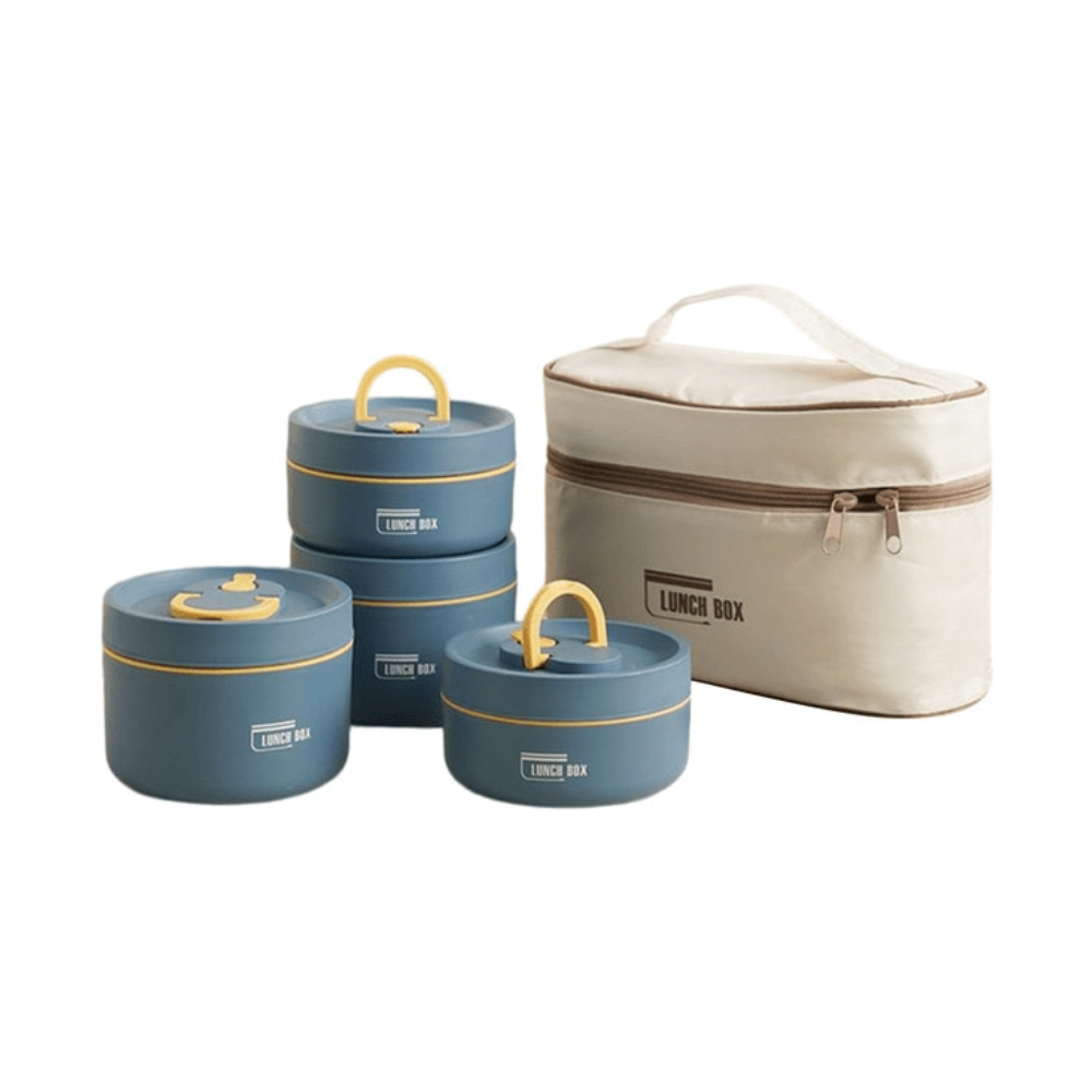 ThermalLock Stainless Steel Double-Wall Insulated Food Container with Leak-Resistant Seal