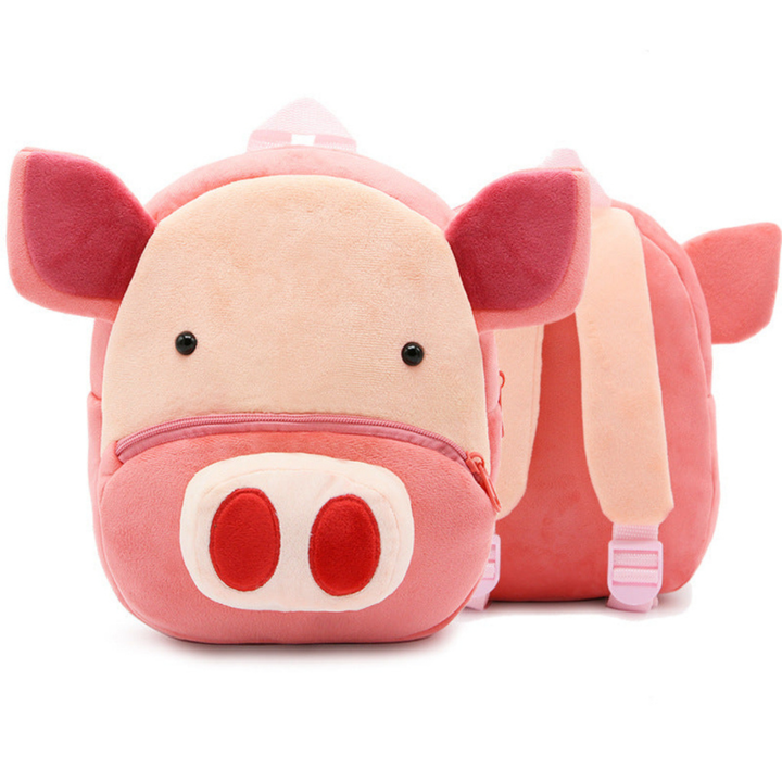 Plush Animal Character Backpack for Kids – Cute Cartoon Design