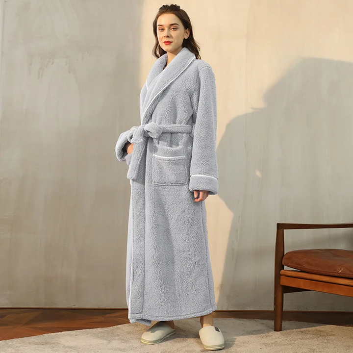 FleeceComfort - Winter Bathrobe in Flannel