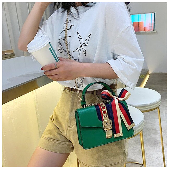 Cleo – Mini Vegan Cowhide Crossbody Bag