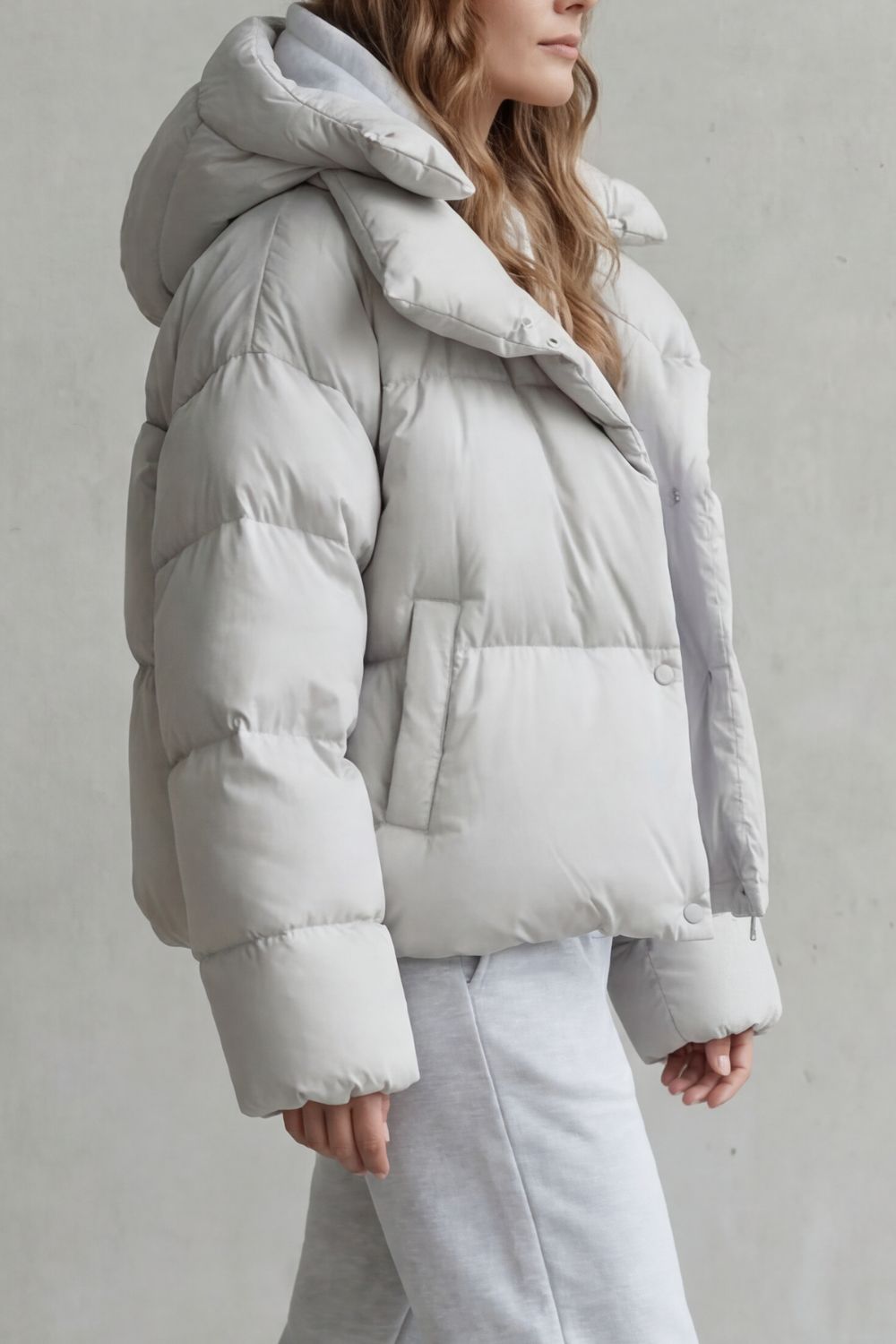 Cloud Soft Cropped Puffer Jacket for Women