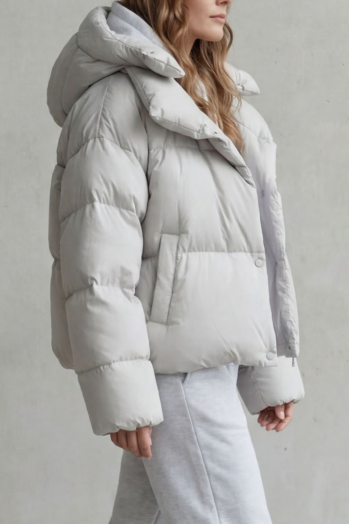 Cloud Soft Cropped Puffer Jacket for Women