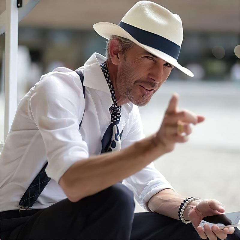 Hugo - Elegant handmade Panama hat for style and sun protection
