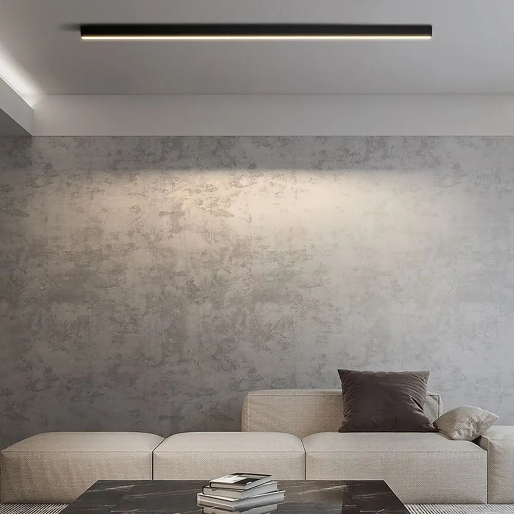 Solin Linear Black Ceiling Lamp/Wall Lamp