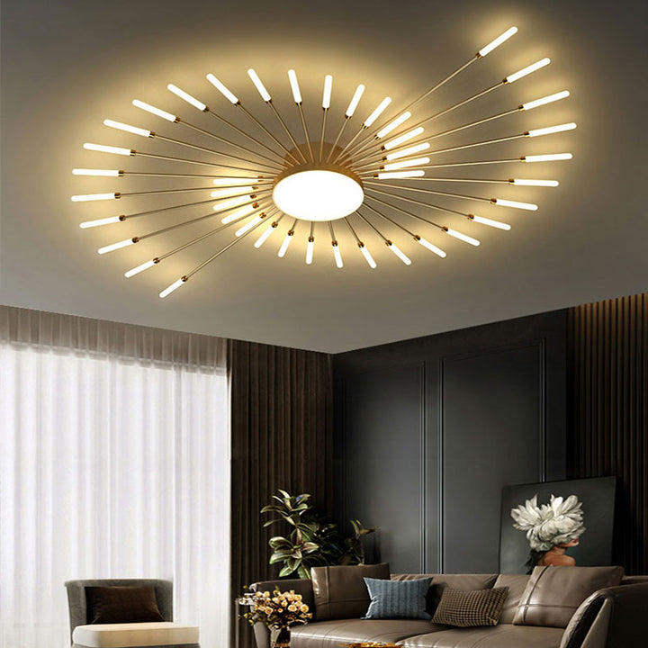 Wesley Modern Home Decoration Firework LED Ceiling Lamp