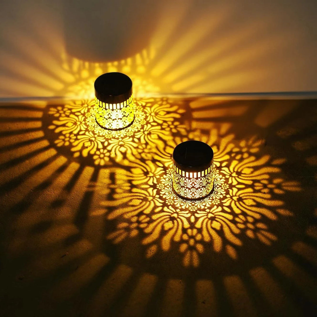 1+1 FREE | NachtBlüte™ | Solar Wall Lamps – Warm Shadow Light Without Electricity