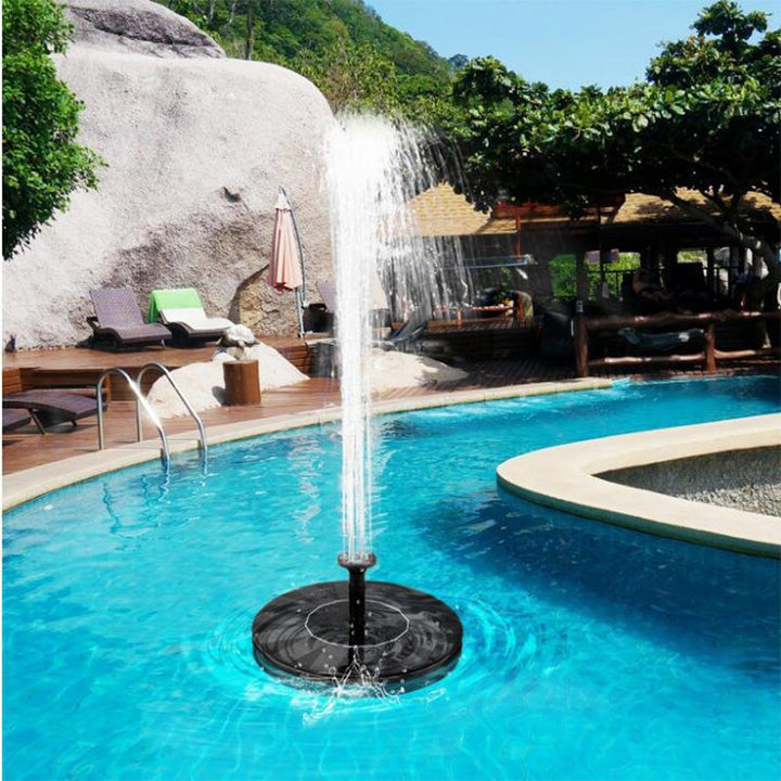 Solar-Powered Floating Fountain Pump for Ponds and Birdbaths
