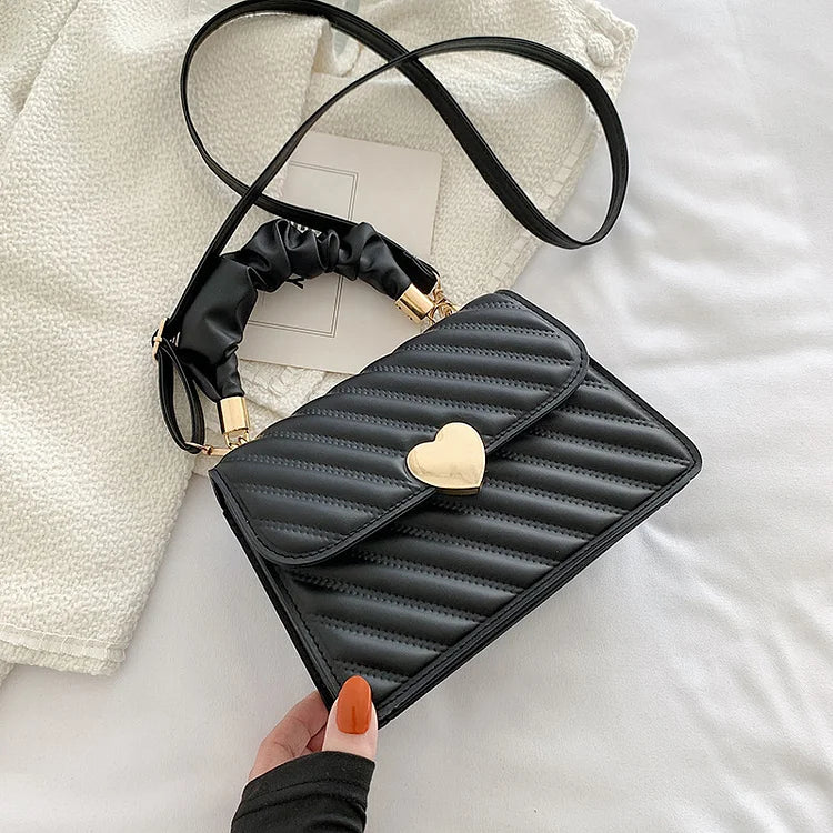 Lena – Mini Quilted Crossbody Bag, Small Shoulder Bag