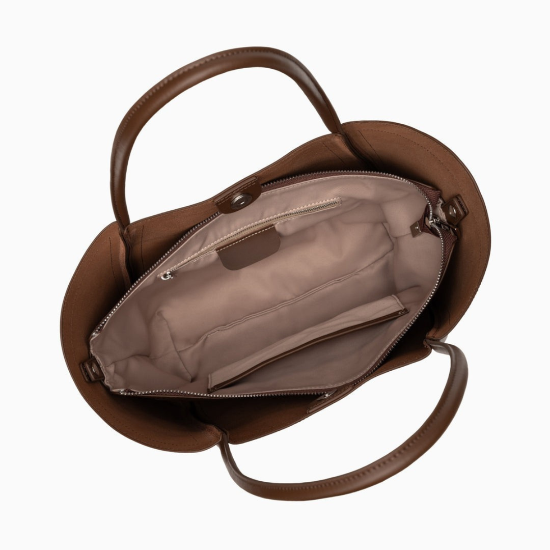 Maeva – Large Vegan Leather Tote Bag for Work & Travel