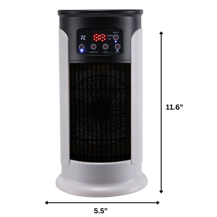 Compact Desktop Evaporative Air Cooler - 6-Speed Portable Unit