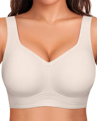 Seamless Wireless Support Bra for Women – Full Coverage Comfort