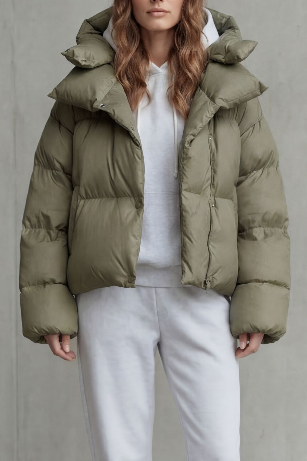Cloud Soft Cropped Puffer Jacket for Women