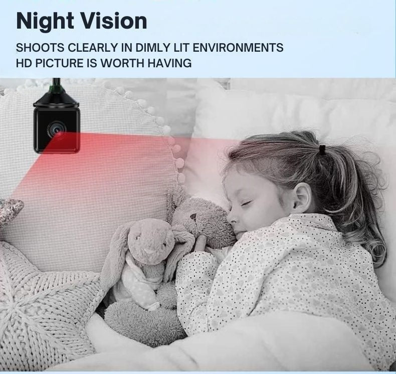 CompactGuard 1080P Wireless WiFi Security Camera – Weather-Resistant, App-Controlled Indoor & Outdoor Surveillance
