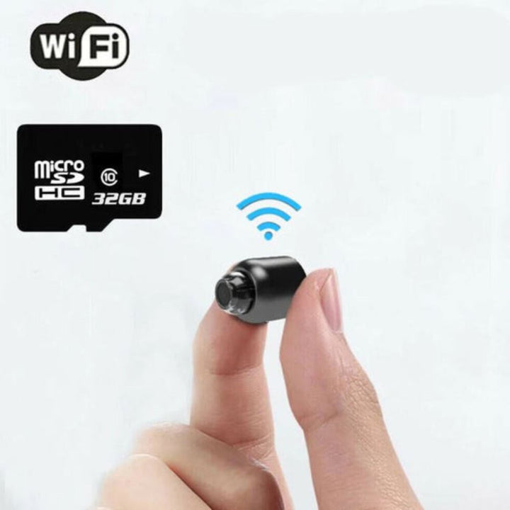 Compact 1080P WiFi Security Camera with Night Vision & Remote Access