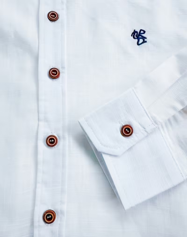Men's Linen Short Sleeve Shirt Slim Fit