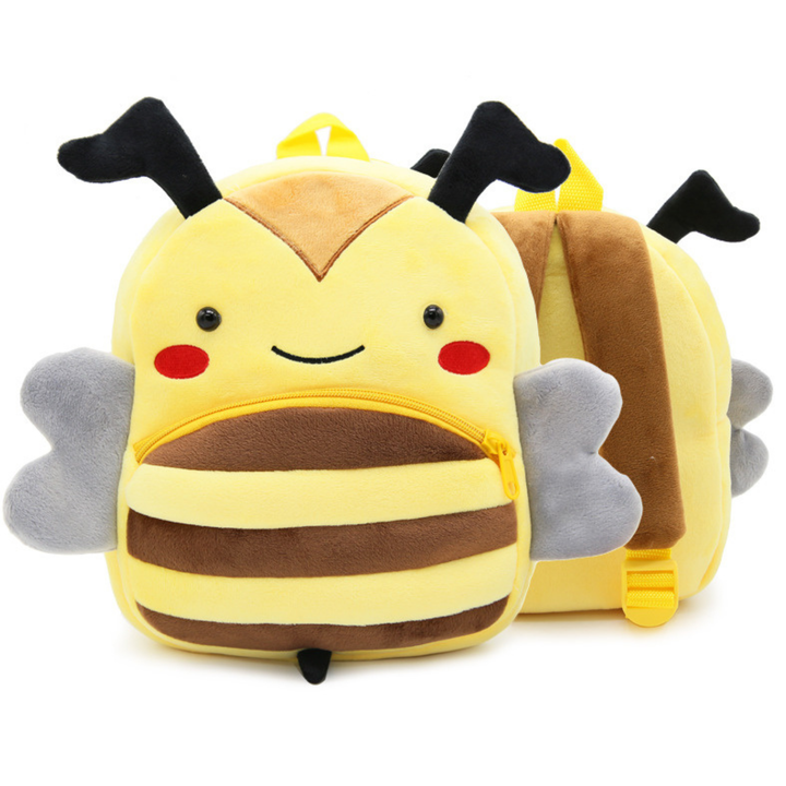Plush Animal Character Backpack for Kids – Cute Cartoon Design