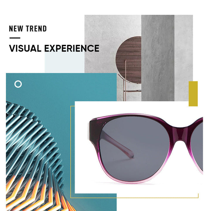 Oversized Polarized Fit-Over Sunglasses with UV400 Protection