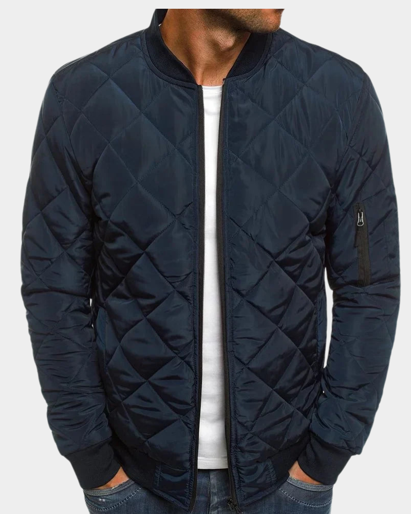 Andrei | Mens Quilted Bomber Jacket — Quilted Bomber Classic in 6 Colors S–3XL | Westmere