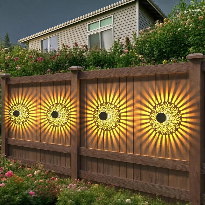1+1 FREE | NachtBlüte™ | Solar Wall Lamps – Warm Shadow Light Without Electricity