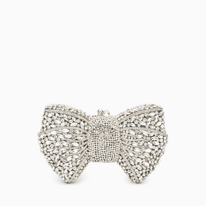 Bowie – Crystal Bow Evening Clutch Bag for Women