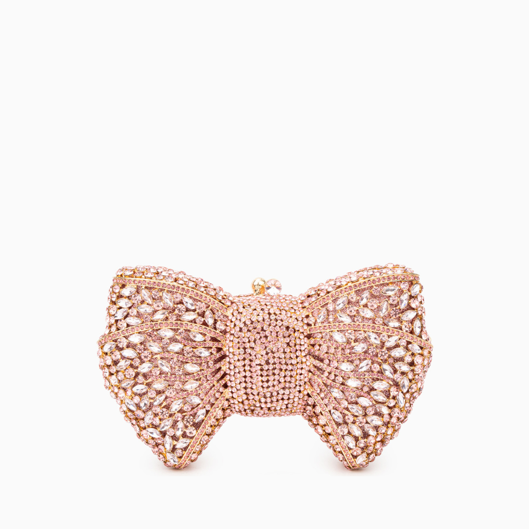 Bowie – Crystal Bow Evening Clutch Bag for Women