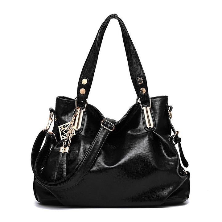 Reva – Tassel Hobo Bag, Vegan Leather Shoulder Bag
