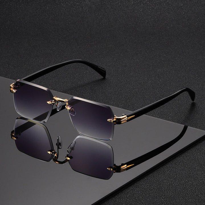 Rimless Square Glasses for Men – Elegance and Comfort in One