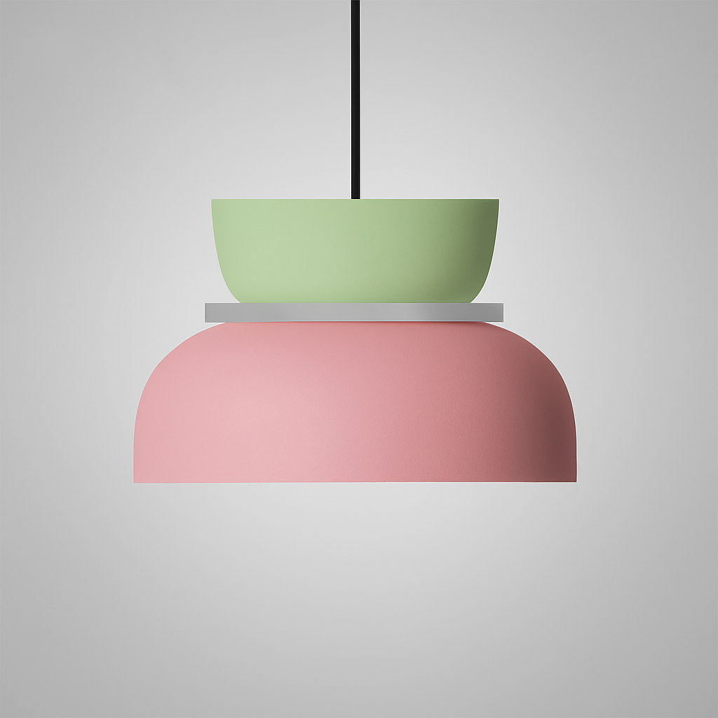 Nordmere Dome Pendant Light | Dual-Tone Nordic Ceiling Lamp