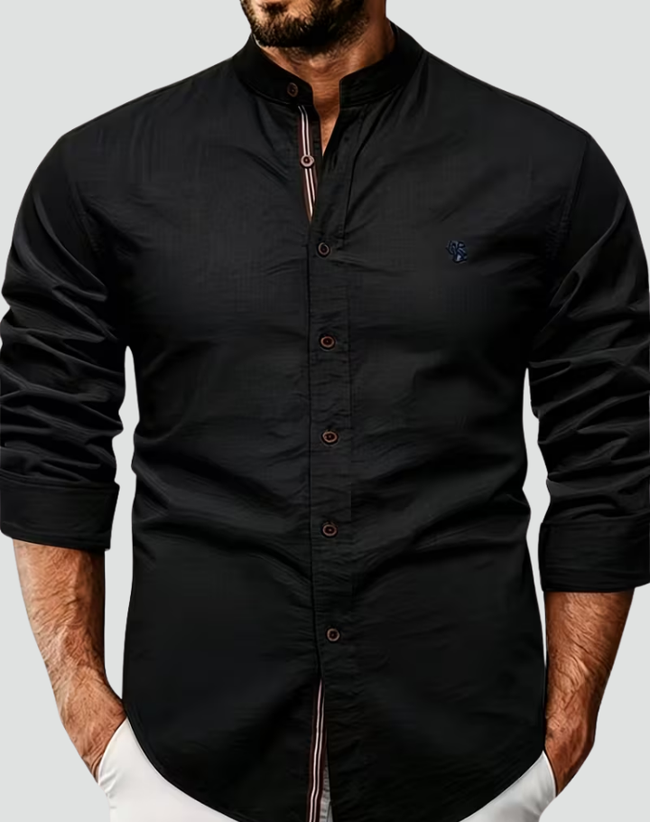 Men's Linen Short Sleeve Shirt Slim Fit