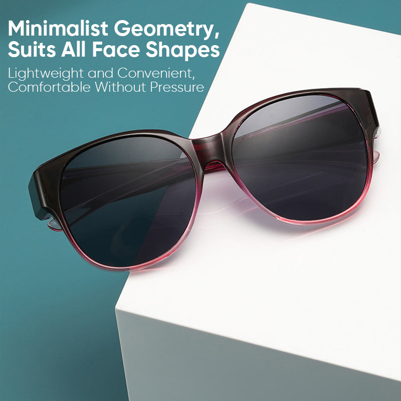 Oversized Polarized Fit-Over Sunglasses with UV400 Protection