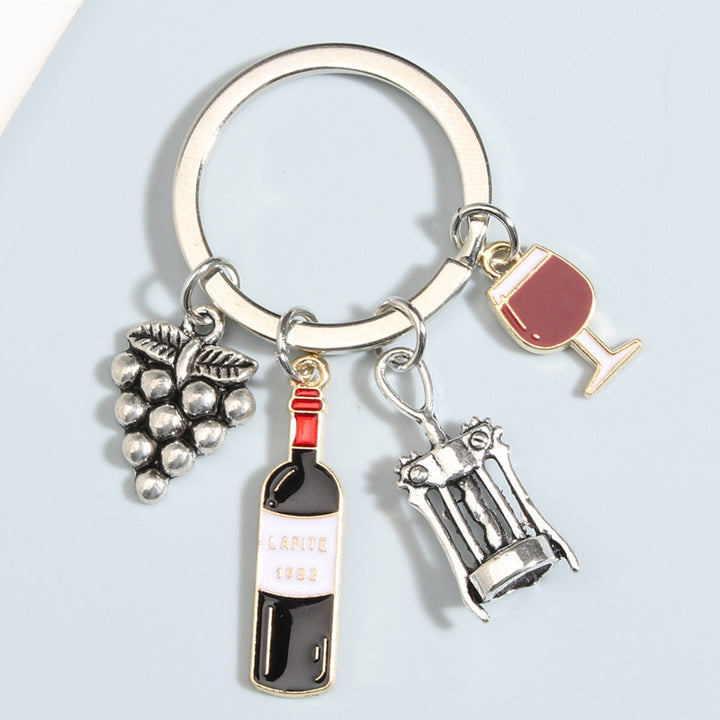 Vino – Wine Charm Keychain & Bag Charm Set