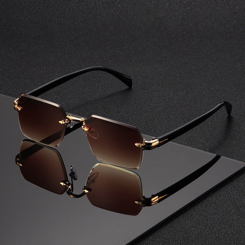Rimless Square Glasses for Men – Elegance and Comfort in One