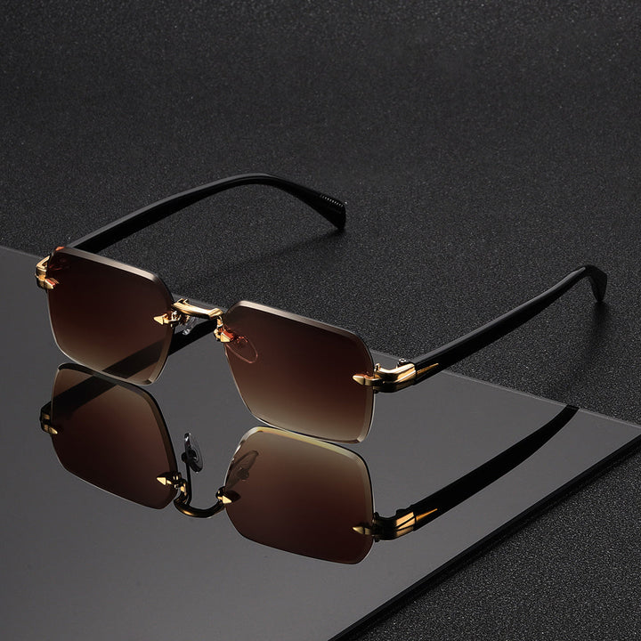 Rimless Square Glasses for Men – Elegance and Comfort in One
