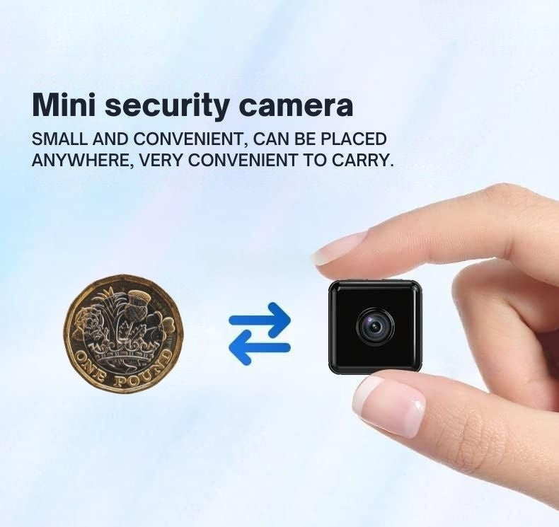 CompactGuard 1080P Wireless WiFi Security Camera – Weather-Resistant, App-Controlled Indoor & Outdoor Surveillance