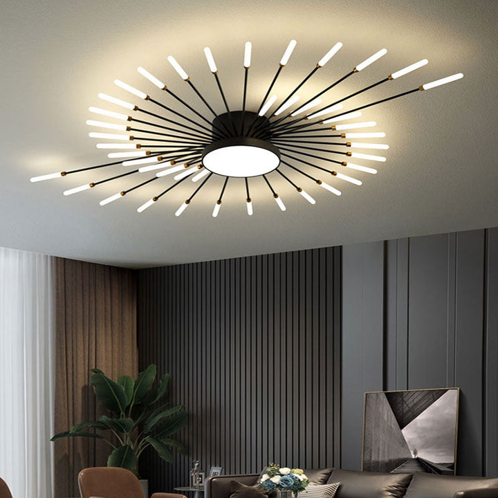 Wesley Modern Home Decoration Firework LED Ceiling Lamp