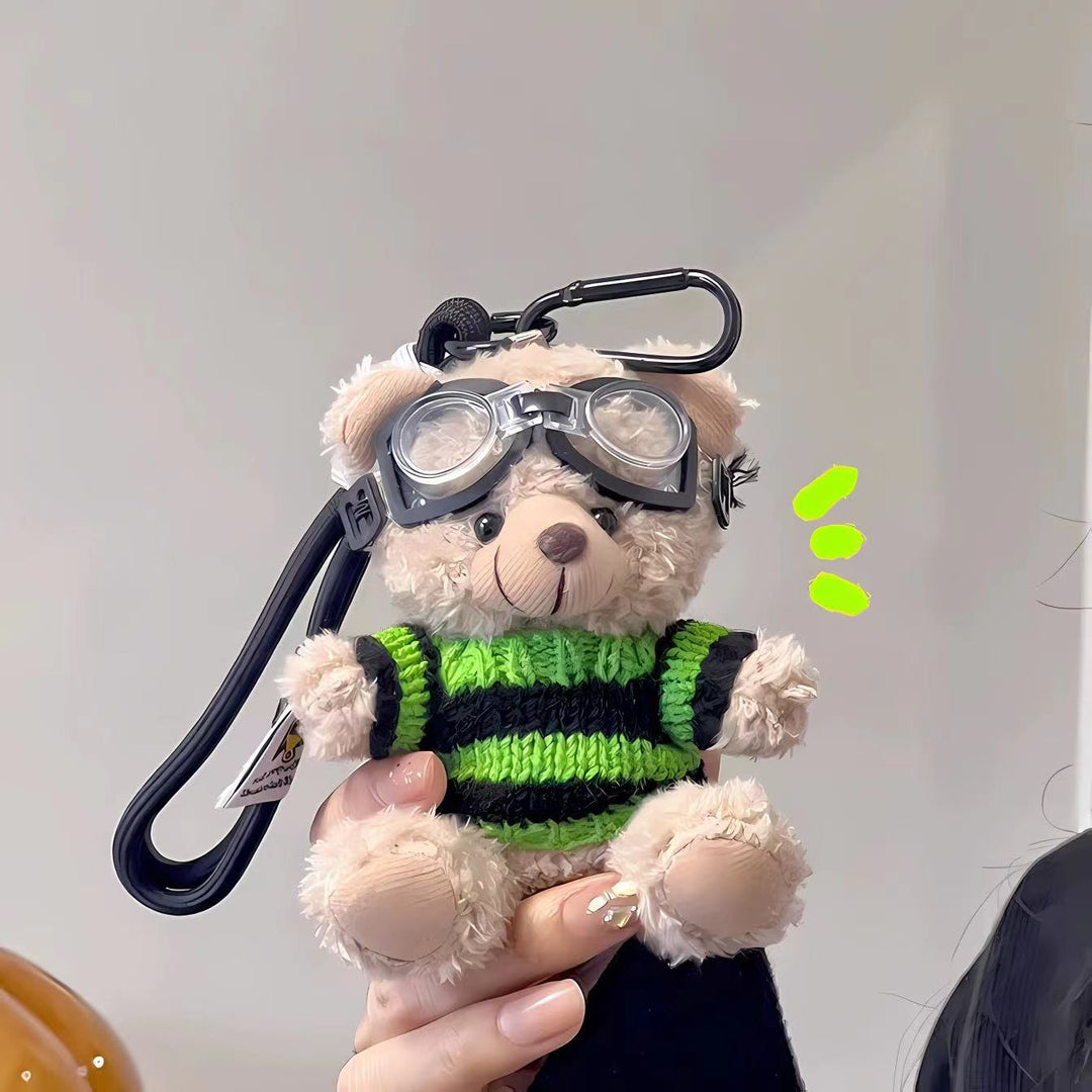 Maverick – Aviator Teddy Bear Plush Bag Charm
