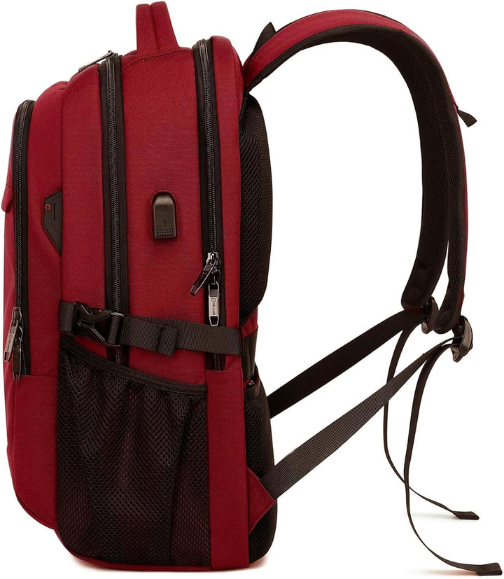 ProTravel Laptop Backpack with USB Port & Water-Resistant Storage