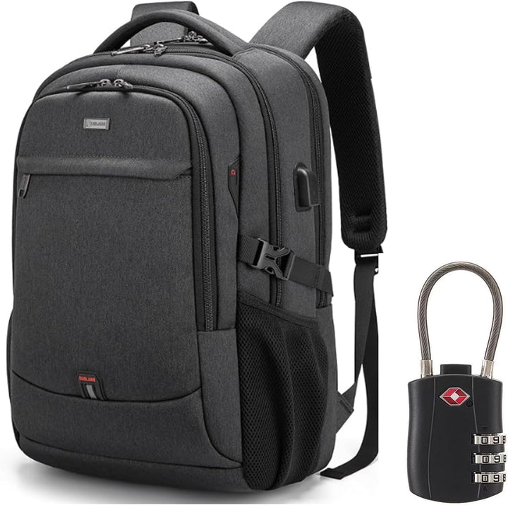 ProTravel Laptop Backpack with USB Port & Water-Resistant Storage