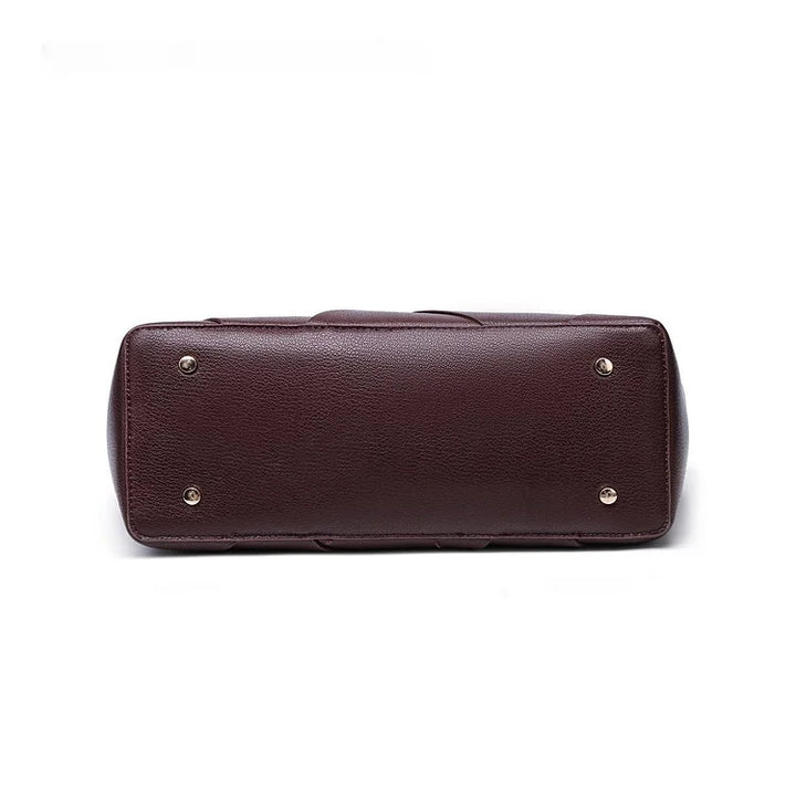 Riva – Structured Vegan Leather Shoulder Bag, Work Bag