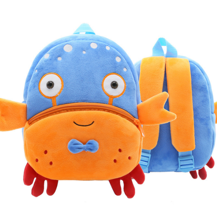 Plush Animal Character Backpack for Kids – Cute Cartoon Design